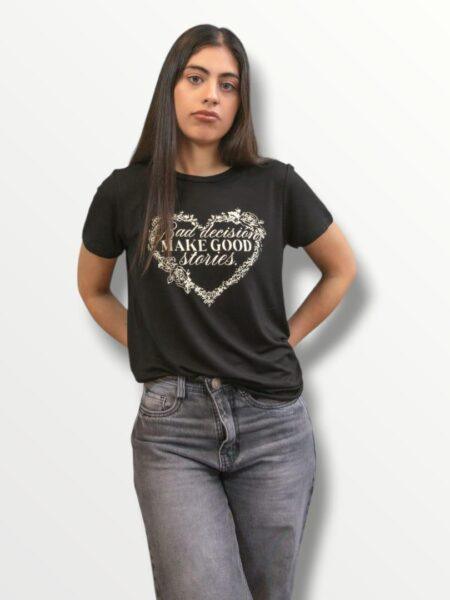 Remera de modal estampada - GOOD STORIES