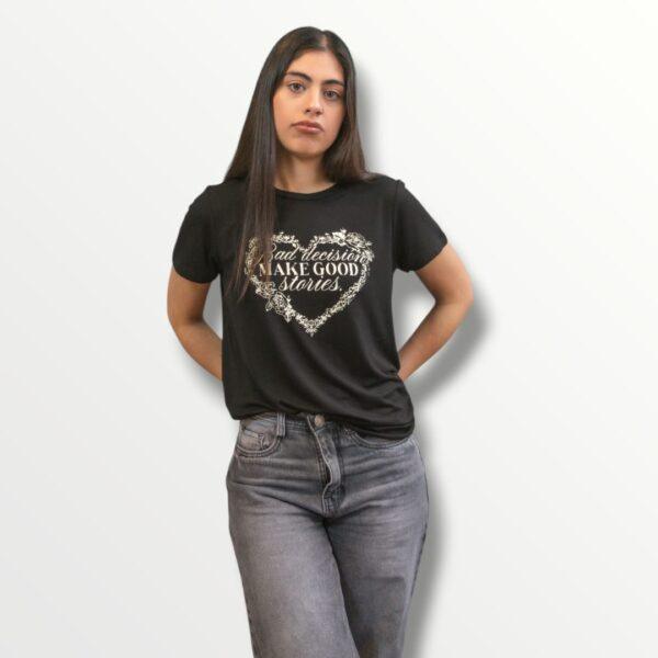 Remera de modal estampada - GOOD STORIES