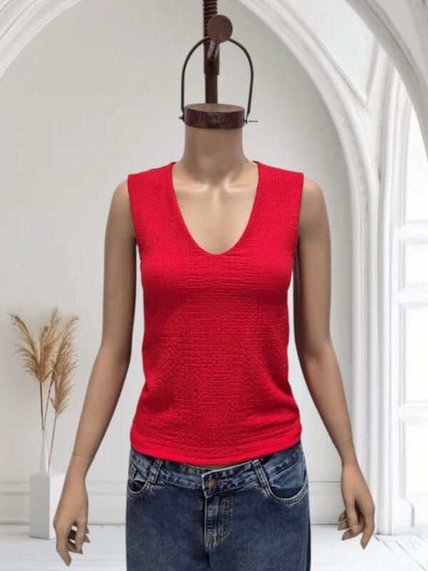 Musculosa escote V Hawaii - VERA - Image 3
