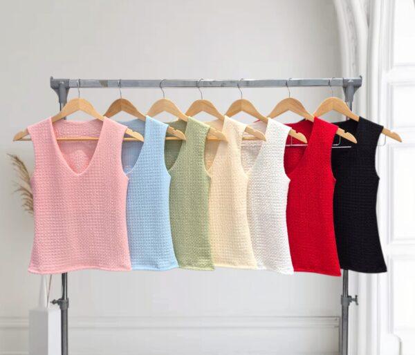 Musculosa escote V Hawaii - VERA - Image 2