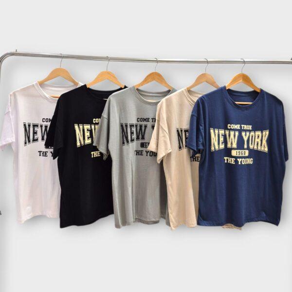 Remera de algodón estampada - NEW YORK