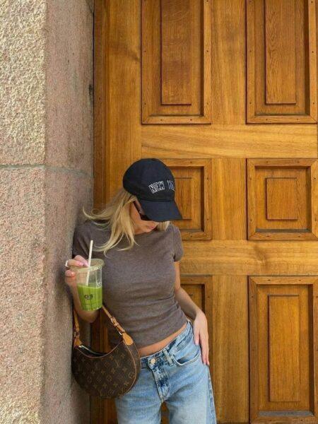 Remera wrap baby tee - BARBIE