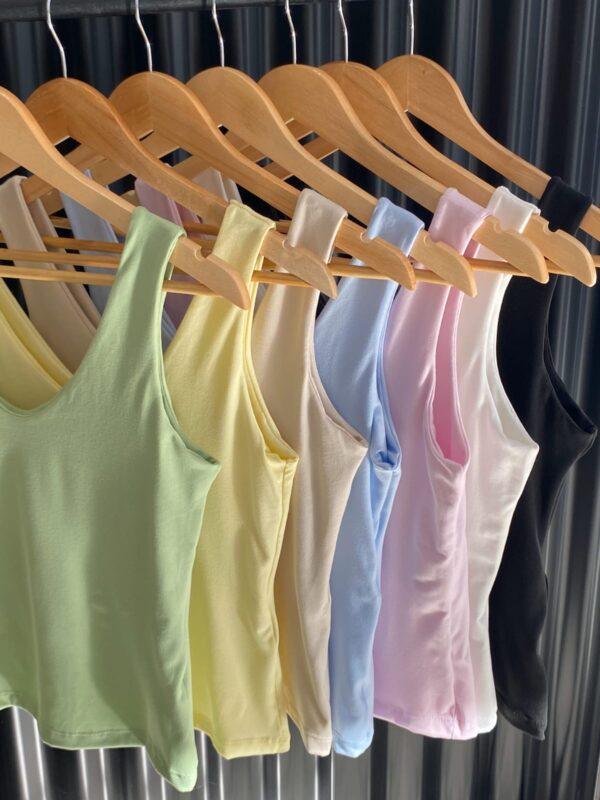 Musculosa escote V modal soft - ANGELA - Image 3