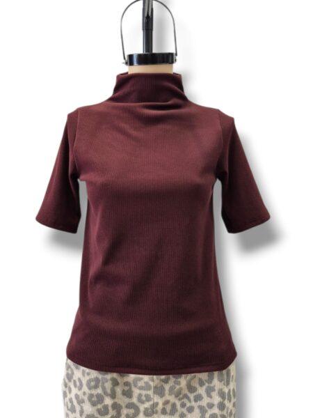 Remera manga corta c/cuello chimenea - DAKOTA