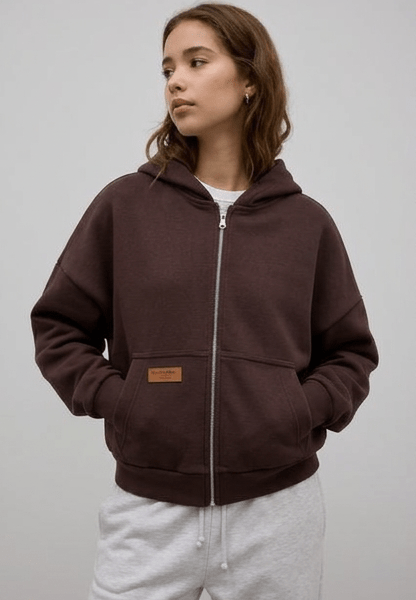 Campera frisa boxy - ARIEL